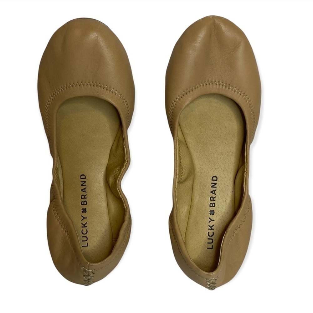 Luck Brand tan flats size 6.5 - Picture 3 of 5